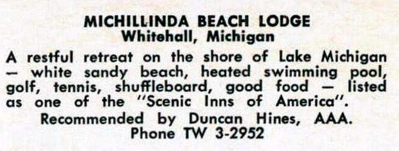 Michillinda Lodge - Vintage Postcard (newer photo)